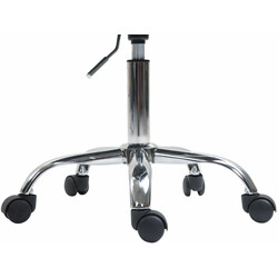 Moderne ergonomisk kontorstol med justerbar højde armlæn og kromramme