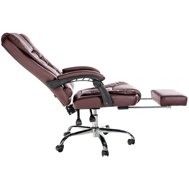 Oxygen justerbar kontorstol med ergonomisk design og polstring