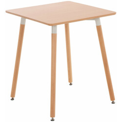 Viborg køkkenbord MDF bordplade med justerbare gulvbeskyttere 60x60 eller 80x80