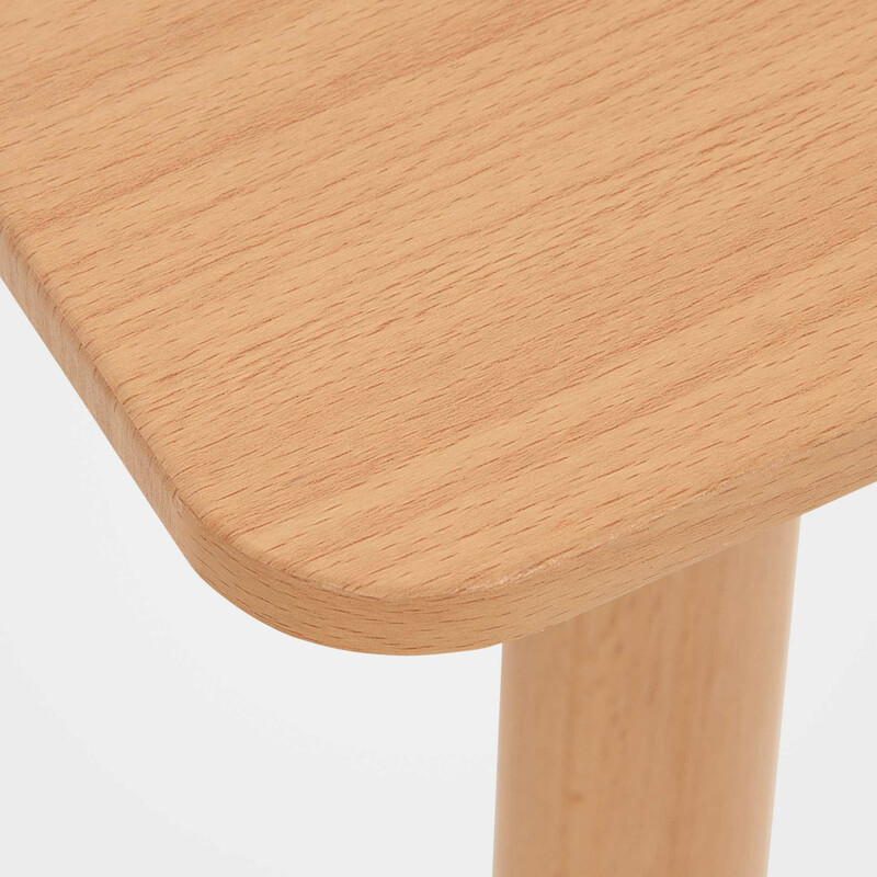 Viborg køkkenbord MDF bordplade med justerbare gulvbeskyttere 60x60 eller 80x80