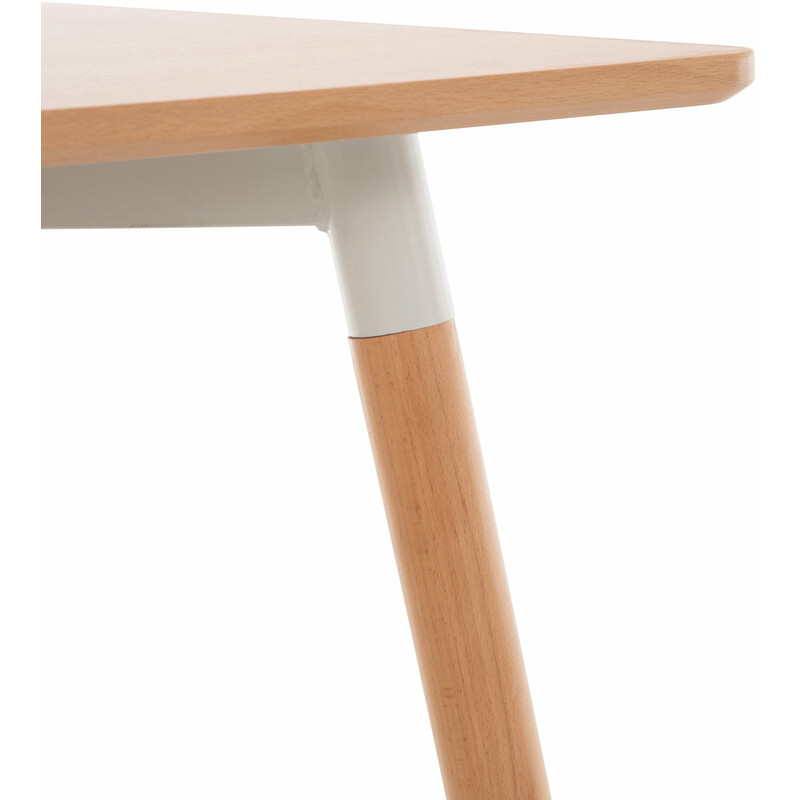 Viborg køkkenbord MDF bordplade med justerbare gulvbeskyttere 60x60 eller 80x80