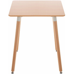 Viborg køkkenbord MDF bordplade med justerbare gulvbeskyttere 60x60 eller 80x80