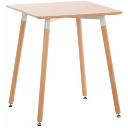 Viborg køkkenbord MDF bordplade med justerbare gulvbeskyttere 60x60 eller 80x80