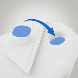 Hydraulisk behandlingsbord med justerbart ryglæn armstøtter og ansigtsudskær