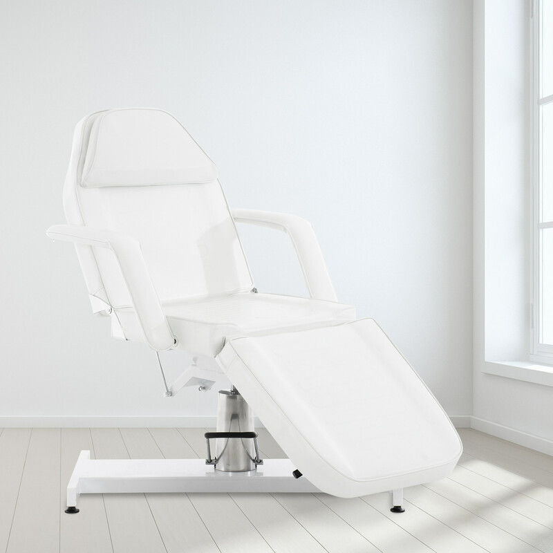 Hydraulisk behandlingsbord med justerbart ryglæn armstøtter og ansigtsudskær