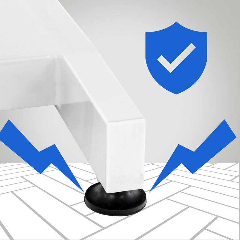 Hydraulisk kosmetologisk behandlingsbord med hydraulisk højdejustering og ansigtsudskæring