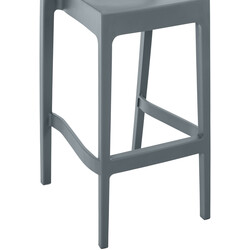 Maya barstole 2 stk sæt indendørs udendørs 75 cm siddehøjde