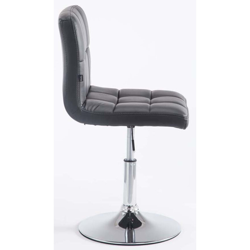 Palma V2 justerbare barstole sæt i kunstlæder med kromramme