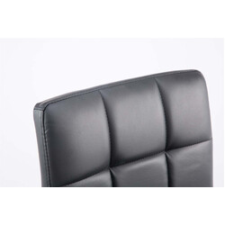 Palma V2 justerbare barstole sæt i kunstlæder med kromramme