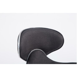 2 stk Las Vegas V2 stofbelagte barstole med højdejustering