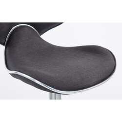 2 stk Las Vegas V2 stofbelagte barstole med højdejustering