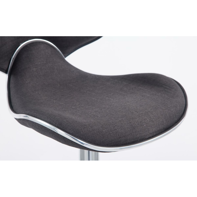 2 stk Las Vegas V2 stofbelagte barstole med højdejustering