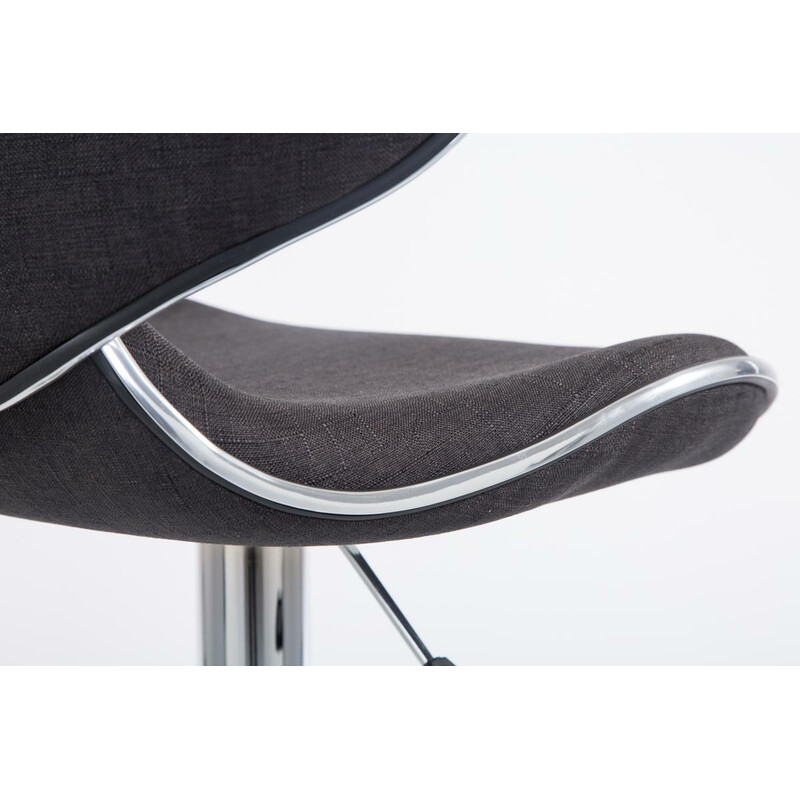 2 stk Las Vegas V2 stofbelagte barstole med højdejustering