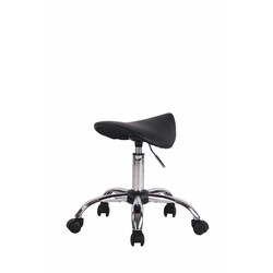 Ergonomisk sadelstol på hjul til læger og skønhedssaloner