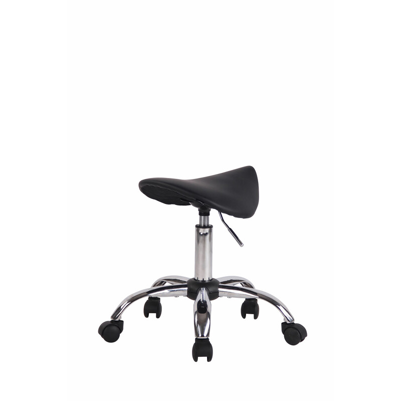 Ergonomisk sadelstol på hjul til læger og skønhedssaloner