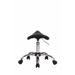 Ergonomisk sadelstol på hjul til læger og skønhedssaloner