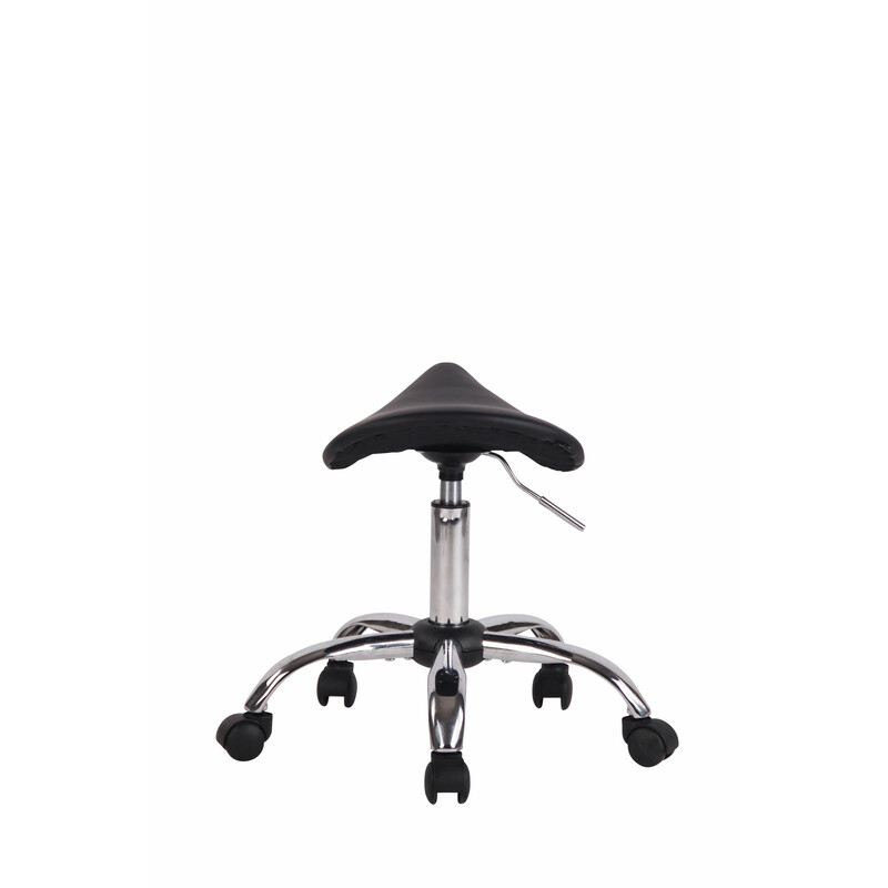 Ergonomisk sadelstol på hjul til læger og skønhedssaloner