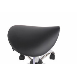 Ergonomisk sadelstol på hjul til læger og skønhedssaloner