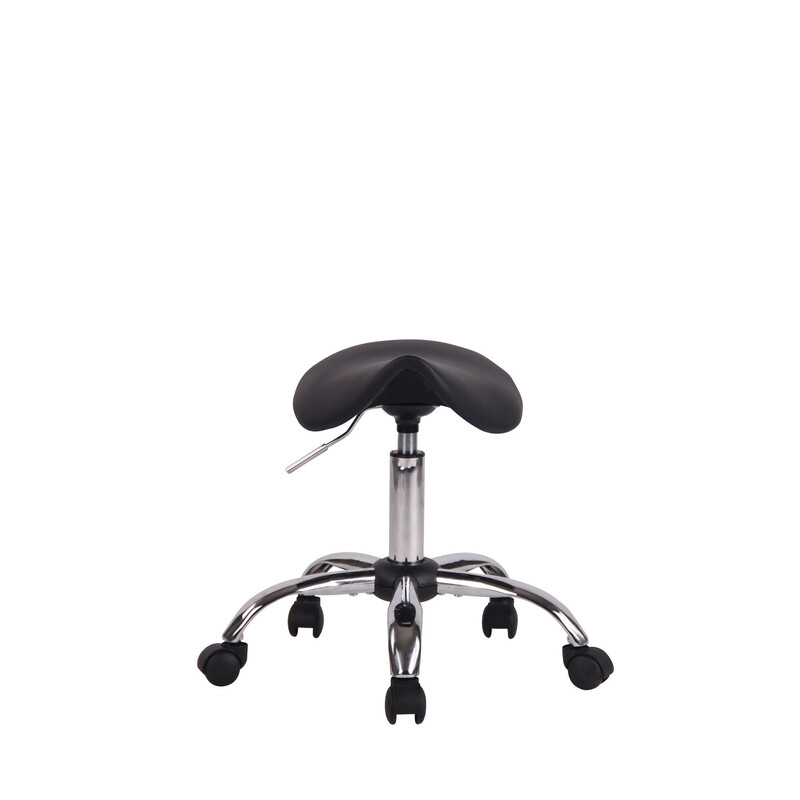 Ergonomisk sadelstol på hjul til læger og skønhedssaloner
