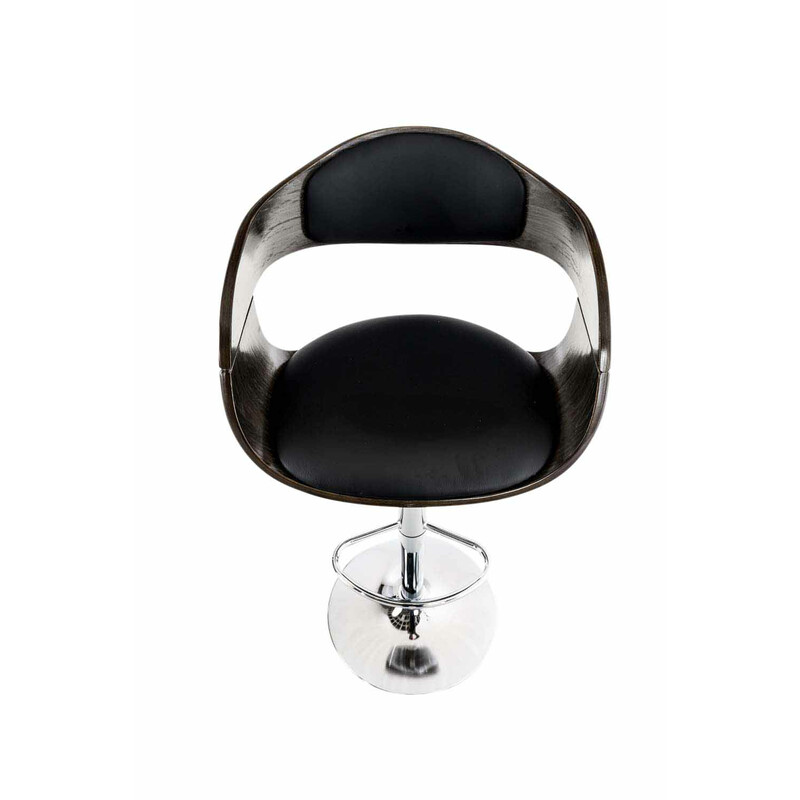 Kingston barstole i kunstlæder justerbar højde 360° drejning 2 stk