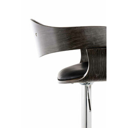 Kingston barstole i kunstlæder justerbar højde 360° drejning 2 stk