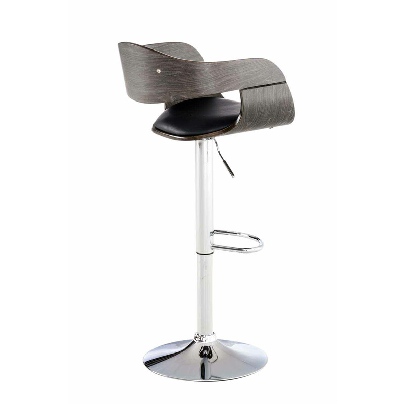 Kingston barstole i kunstlæder justerbar højde 360° drejning 2 stk