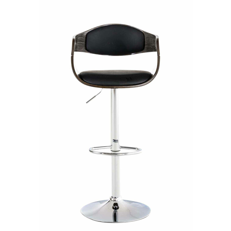 Kingston barstole i kunstlæder justerbar højde 360° drejning 2 stk