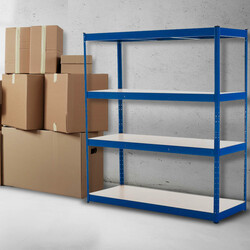 Opbevaringsreol 160x180x60 cm justerbar metal 1,4 ton