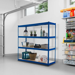 Opbevaringsreol 160x180x60 cm justerbar metal 1,4 ton