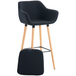 Grant barstole 2 stk stofbetræk med ryglæn og armlæn