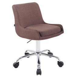 Moderne justerbar kontorstol med hjul og ryglæn