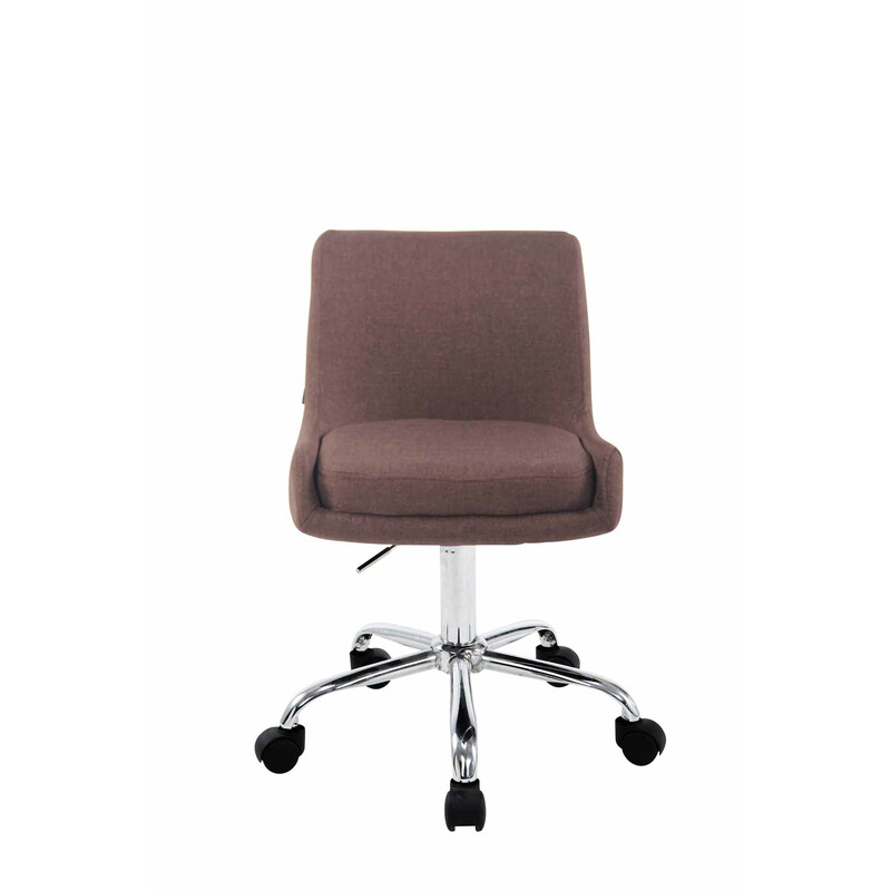 Moderne justerbar kontorstol med hjul og ryglæn