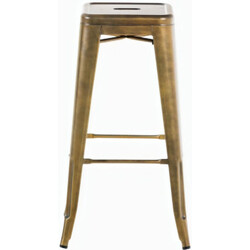 Joshua metal barstole sæt 2 stk stabelbare industrielt design