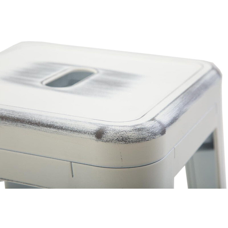 Joshua V2 industrielle barstole sæt 2 stk pulverlakeret metal