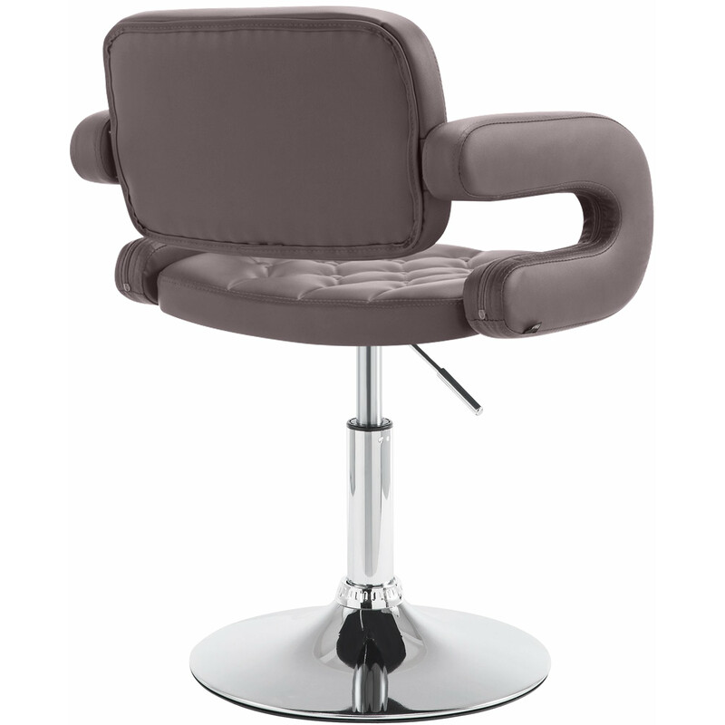 Dublin justerbar lænestol i kunstlæder med metalramme komfortabel