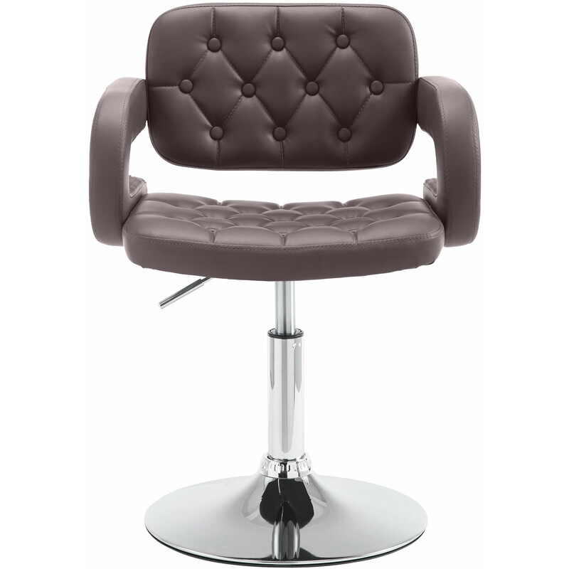 Dublin justerbar lænestol i kunstlæder med metalramme komfortabel