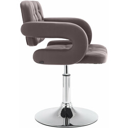 Dublin justerbar lænestol i kunstlæder med metalramme komfortabel