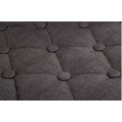 Dublin arbejdsstol med stofbetræk bølgede armlæn roterende og højdejusterbar