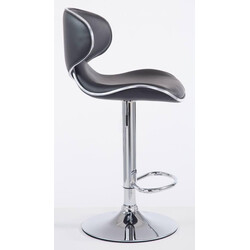Las Vegas justerbar barstol med rygstøtte 2 stk sæt
