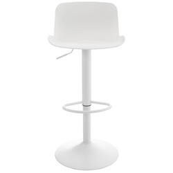 Almada højdejusterbar barstol med ergonomisk rygstøtte fodstøtte og 360° drejelig sæde