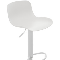 Almada højdejusterbar barstol med ergonomisk rygstøtte fodstøtte og 360° drejelig sæde