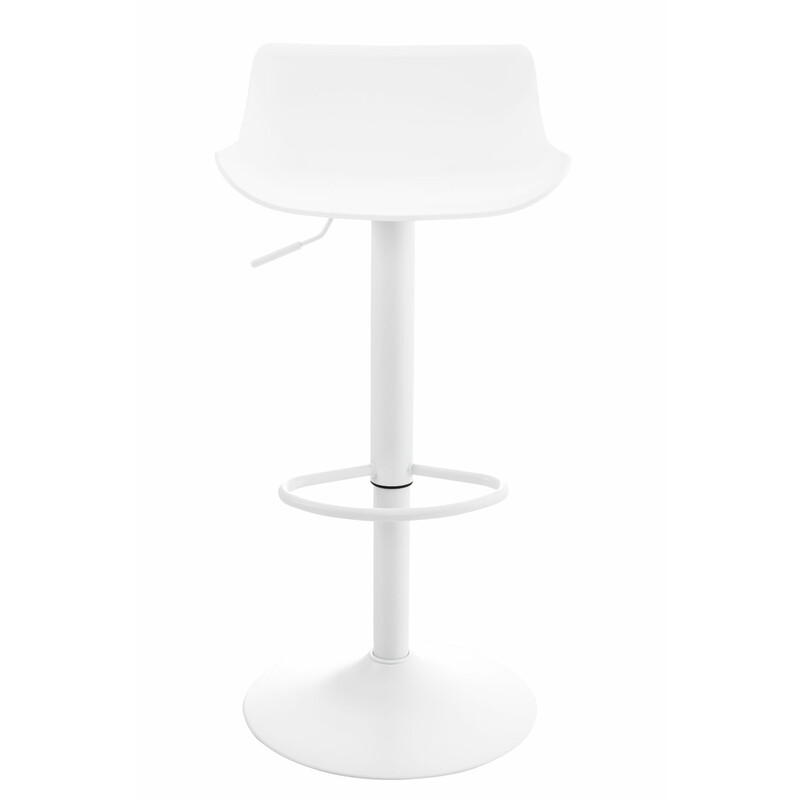 Aveiro roterende barstol med højdejustering fodstøtte og metalben