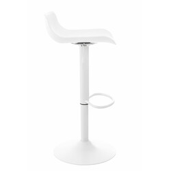 Aveiro roterende barstol med højdejustering fodstøtte og metalben