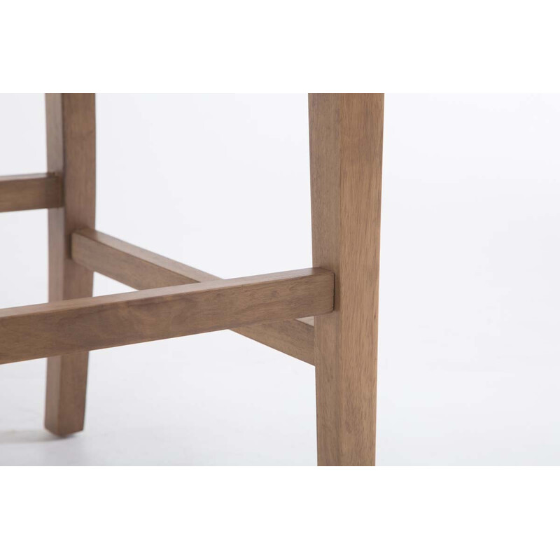 Louise barstol i stof 2 stk sæt med bøgetræramme