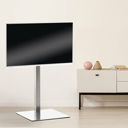 Justerbart tv-stativ til 32-65 tommer skærme 40 kg med rund eller firkantet bund