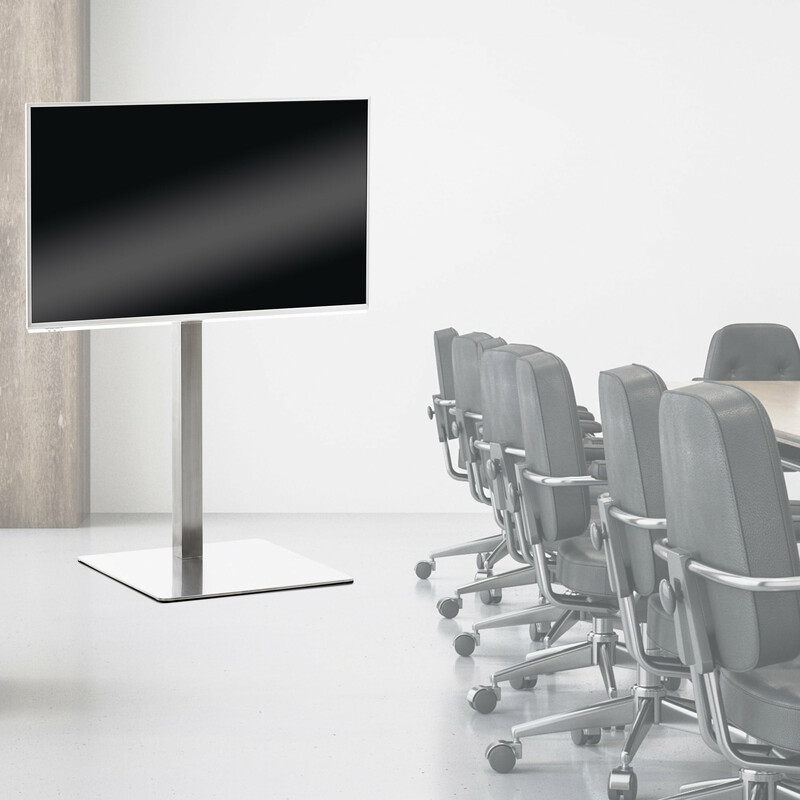 Justerbart tv-stativ til 32-65 tommer skærme 40 kg med rund eller firkantet bund