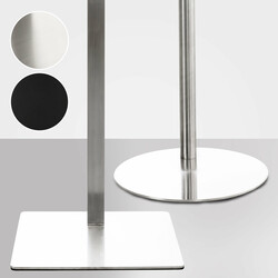 Justerbart tv-stativ til 32-65 tommer skærme 40 kg med rund eller firkantet bund