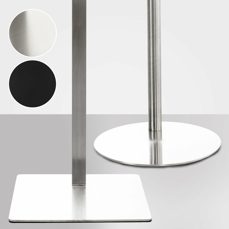 Justerbart tv-stativ til 32-65 tommer skærme 40 kg med rund eller firkantet bund