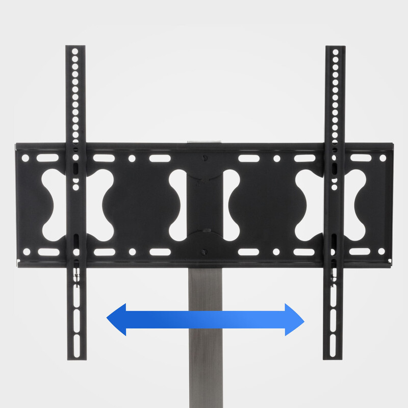 Justerbart tv-stativ til 32-65 tommer skærme 40 kg med rund eller firkantet bund