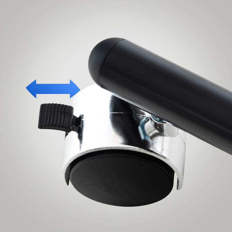 Medusa fuldkropsspejl 166 cm metalramme med hjul tilt og drej